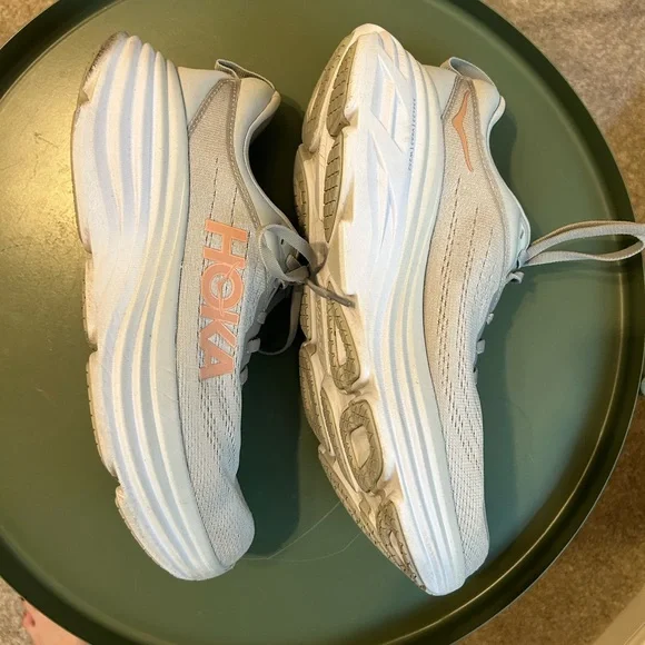 Hoka Athletic Shoes in Gray and Orange - Picture 3 of 7